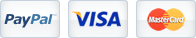 We Accept Visa and Mastercard or you can pay through paypal