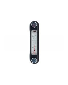 Fluid Level Gauge with Thermometer, 5 in Bolt Hole, 212 F