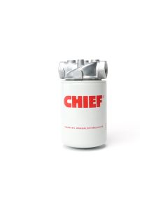 Chief Spin-on Hydraulic Filter: 10 Micron, 250 PSI, 25 GPM