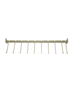 Retail Rack 48 inches wide with 10 hooks