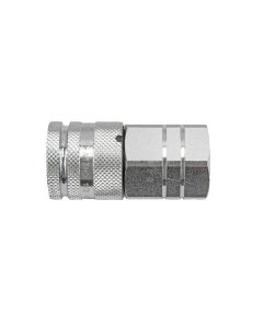Stucchi Connect Under Pressure Coupling, 1/2 NPTF Thread, 1/2 NPTF Flat Face