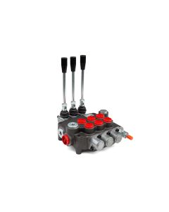 Chief Directional Control Valve, 21 GPM, SAE 10/12 Inlet/Outlet, 3 Spool