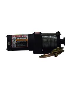 12V DC ATV Winch 2000 lbs line pull with Remote