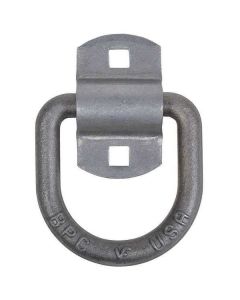 1/2 in Forged D-Ring w/ bolt-on bracket, 4,080 lb Working Load Limit, C-1045 Steel