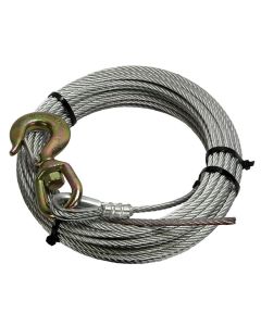 Pierce 3/8 in x 100 ft Cable with Swivel Hook