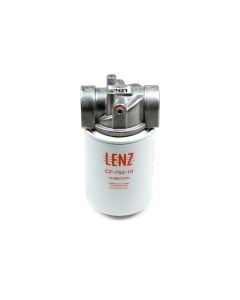 Lenz Spin-On Filters Assembly: 10 Micron, 3/4 NPTF Port, 15 PSI, CP-750-10-P-T
